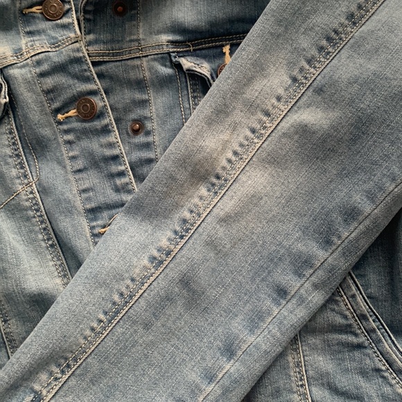 Cat & Jack girls Jean jacket xl (14/16) - Picture 7 of 8